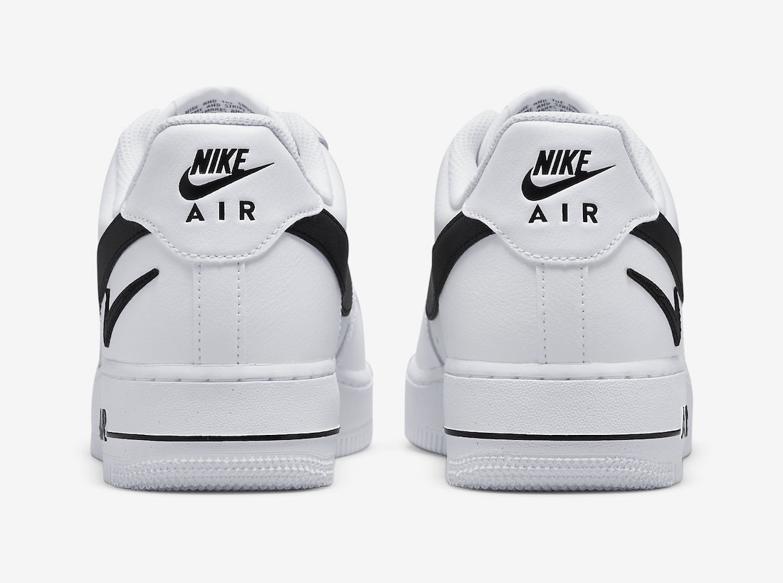 Nike Air Force 1 Low "Triple Swoosh" (Black/White)