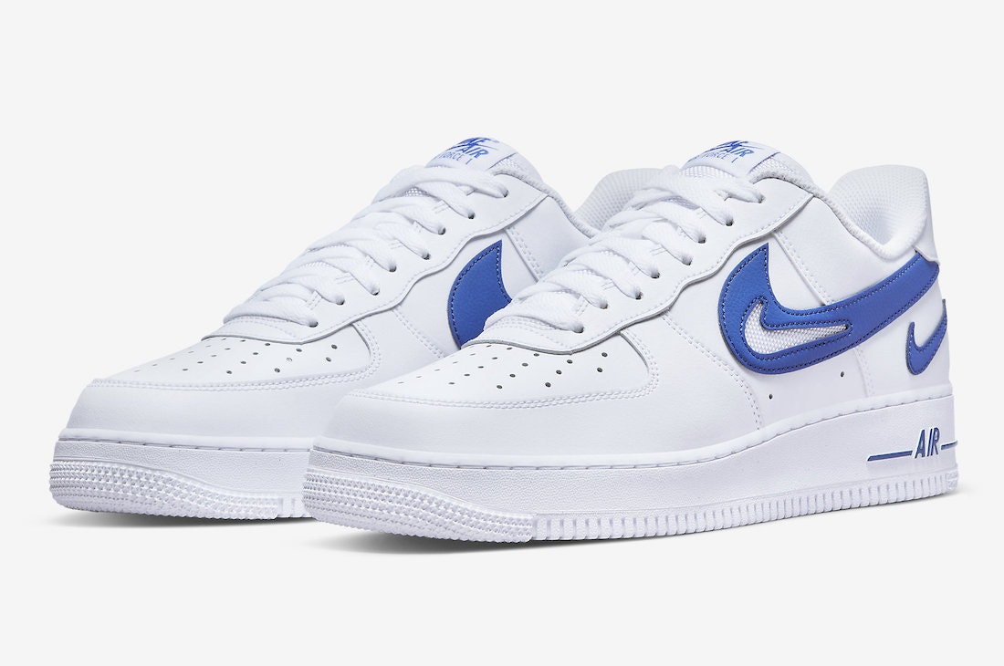 Nike Air Force 1 Low "Triple Swoosh" (Game Royal)