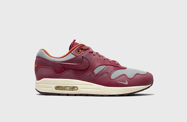 Patta x Nike Air Max 1 Waves "Rush Maroon" Patta x Nike Air Max 1 Waves "Rush Maroon"