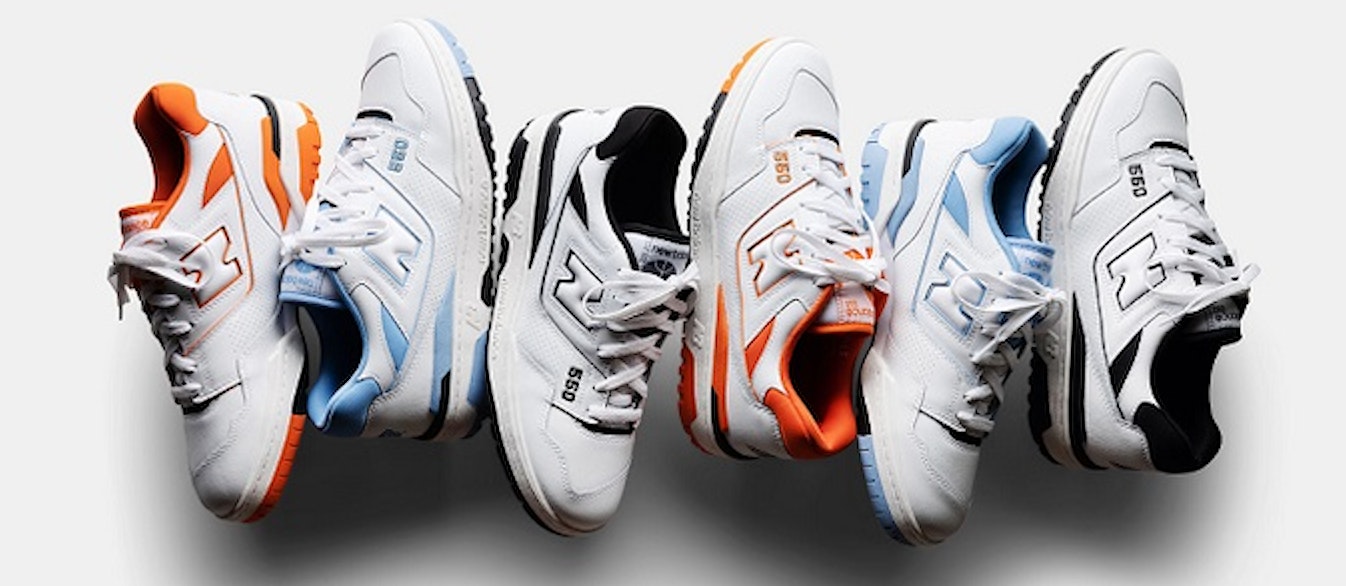 New Balance 550 "UNC" "Varsity Orange" & " White Black" 