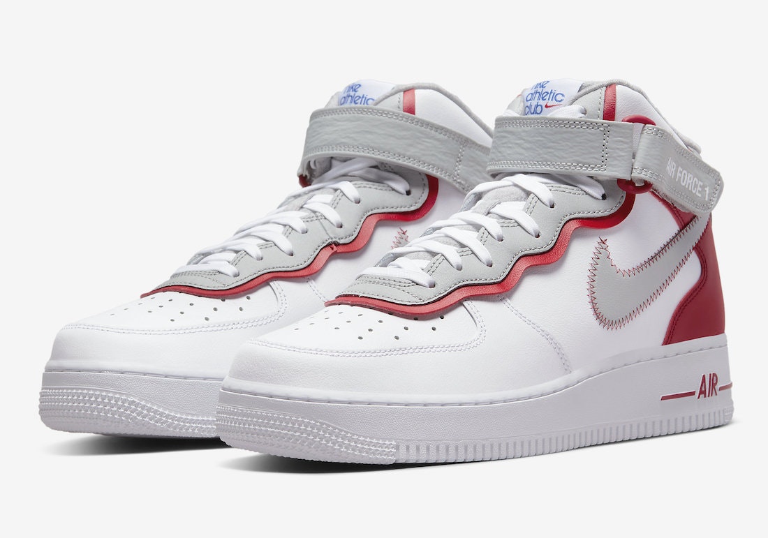 Nike Air Force 1 Mid “Athletic Club” (University Red)