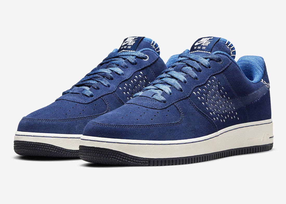 Nike Air Force 1 Low "NAI-KE" (Deep Blue)