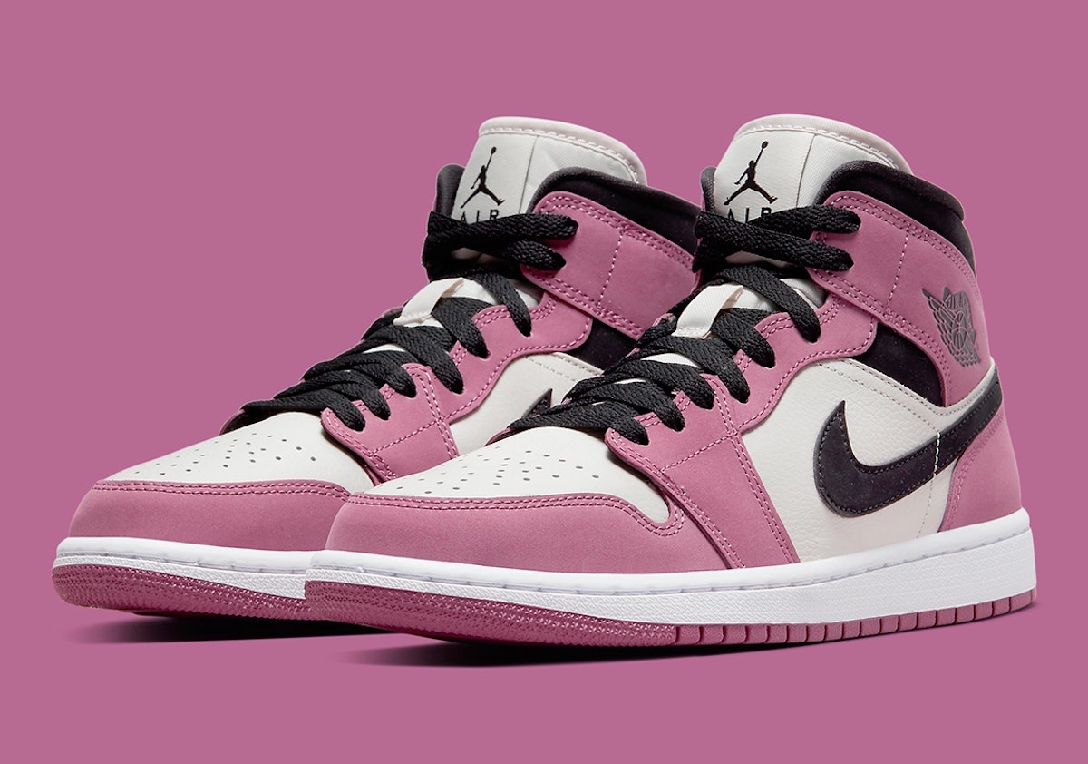 Jordan mid 1 rosa hot sale