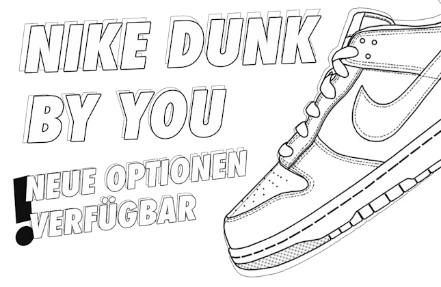 Nike Dunk Low "By You" Neue Optionen