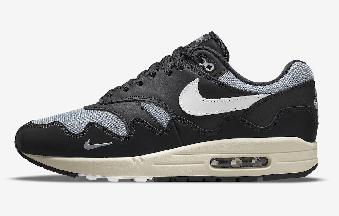 Patta x Nike Air Max 1 Waves "Black Silver"