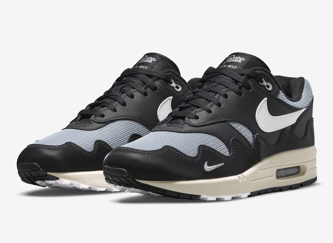 Patta x Nike Air Max 1 Waves "Black Silver"