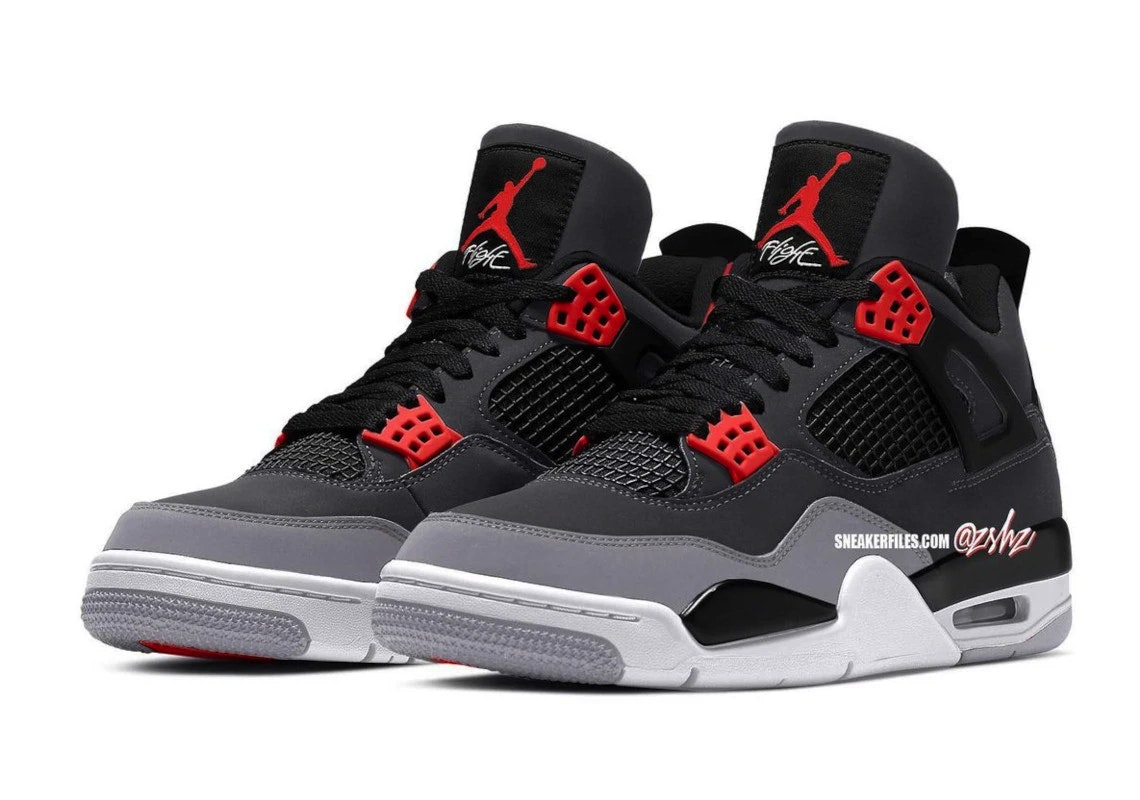 3個セット・送料無料 NIKE Air Jordan 4 Retro Infrared 23 灰 - 通販