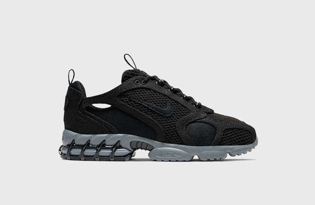 Stüssy x Nike Air Zoom Spiridon Caged "Cool Grey" Stüssy x Nike Air Zoom Spiridon Caged "Cool Grey"