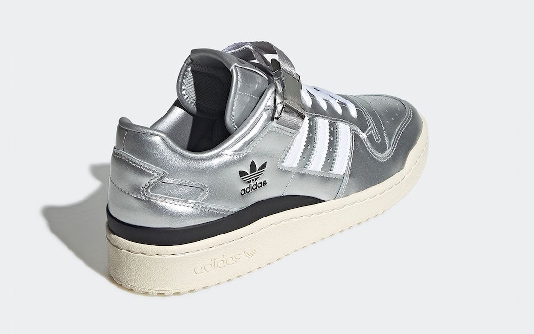 atmos x adidas Forum Low "Metallic Silver"