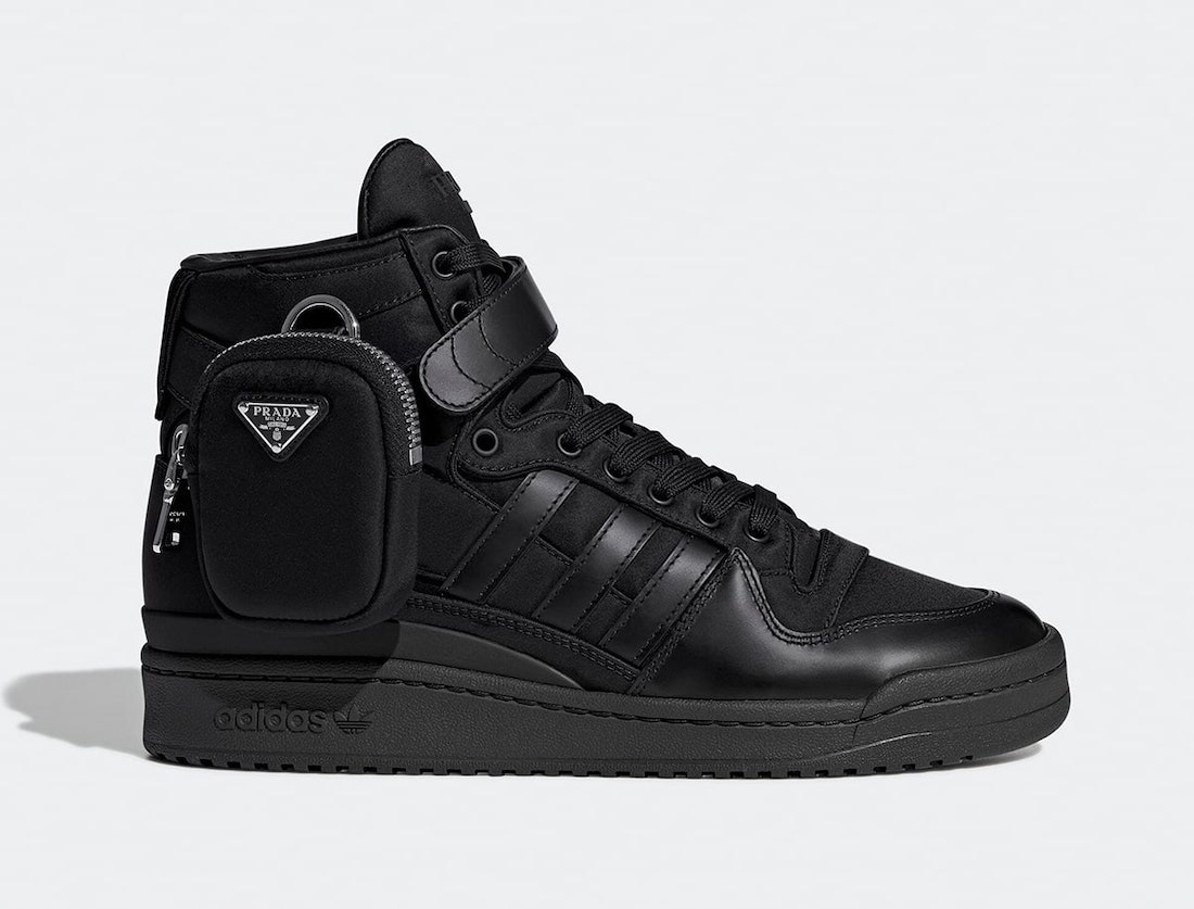 Prada x adidas Forum High "Core Black"