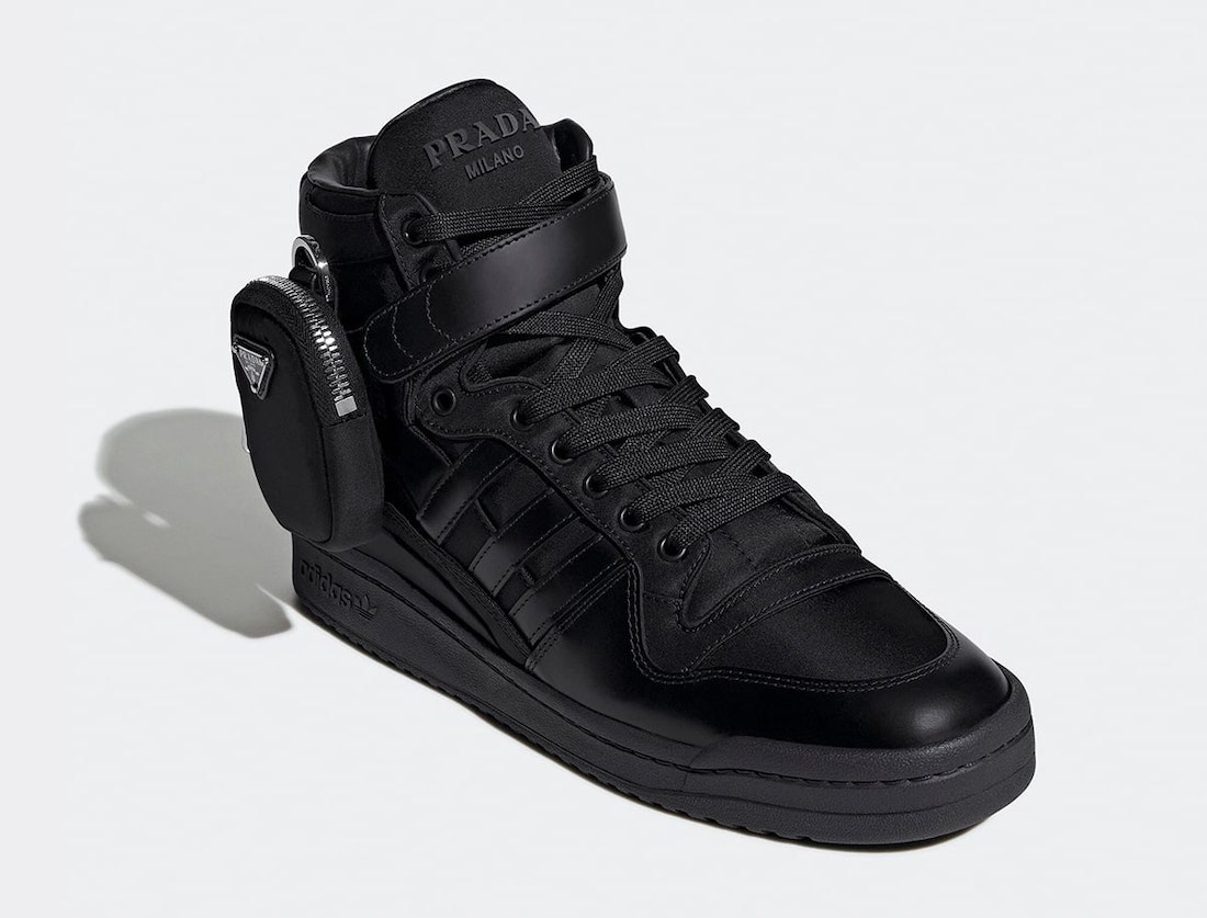 Prada x adidas Forum High "Core Black"