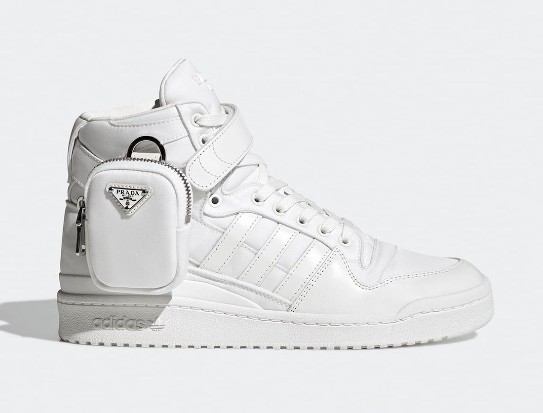 Prada x adidas Forum High "Triple White"