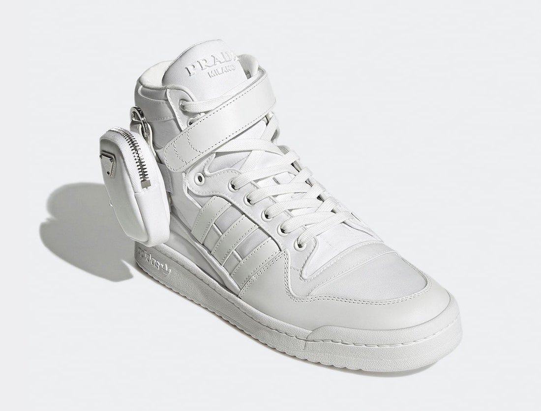 Prada x adidas Forum High "Triple White"