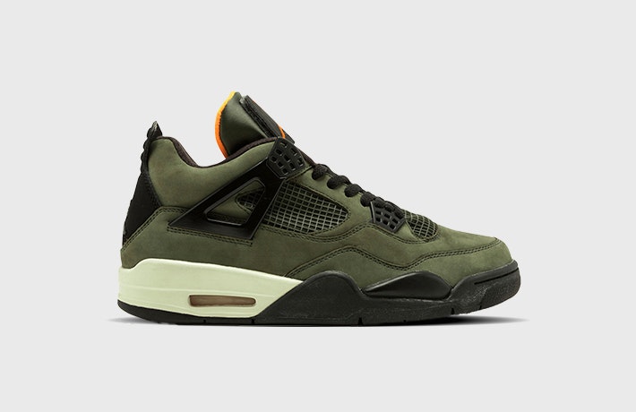 Undefeated x Air Jordan 4 "Olive Aura"