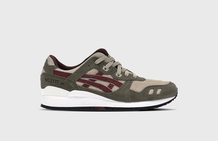 Patta x Asics Gel-Lyte III "Birch Burgundy"