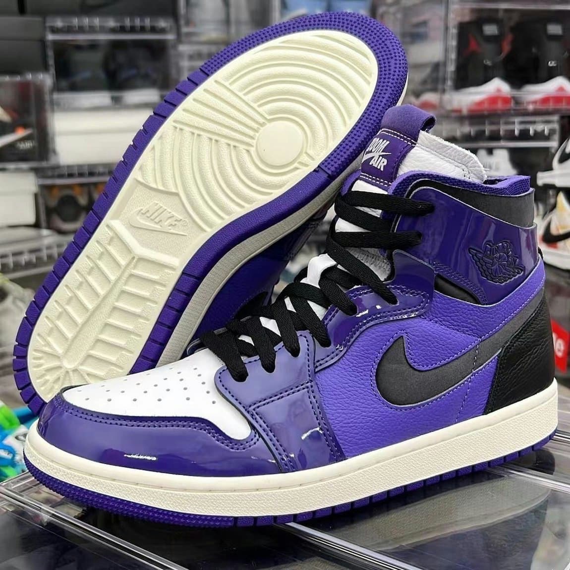 Air Jordan 1 Zoom CMFT "Purple Patent" 