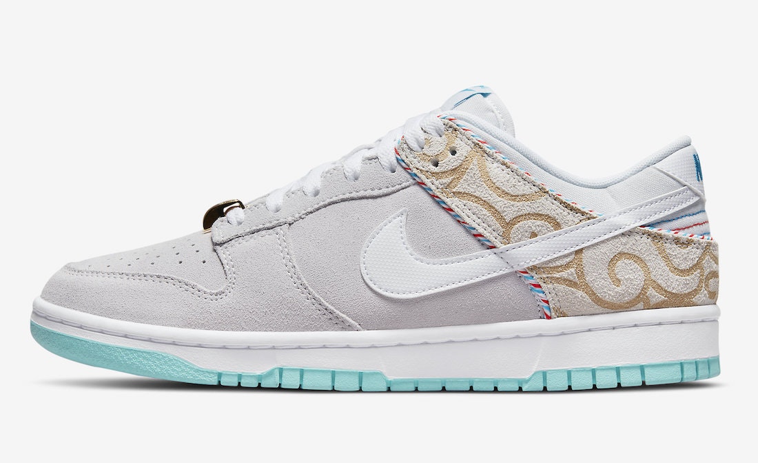 Nike Dunk Low "Barber Shop" (Grey)