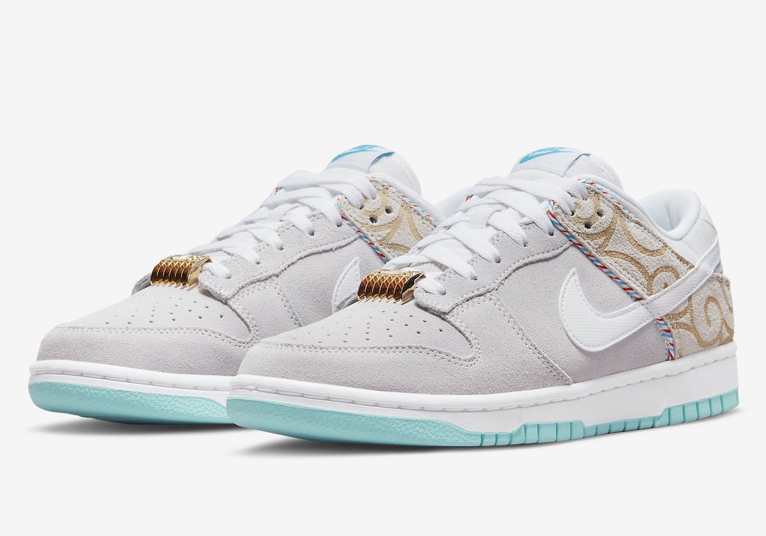 Nike Dunk Low "Barber Shop" (Grey)