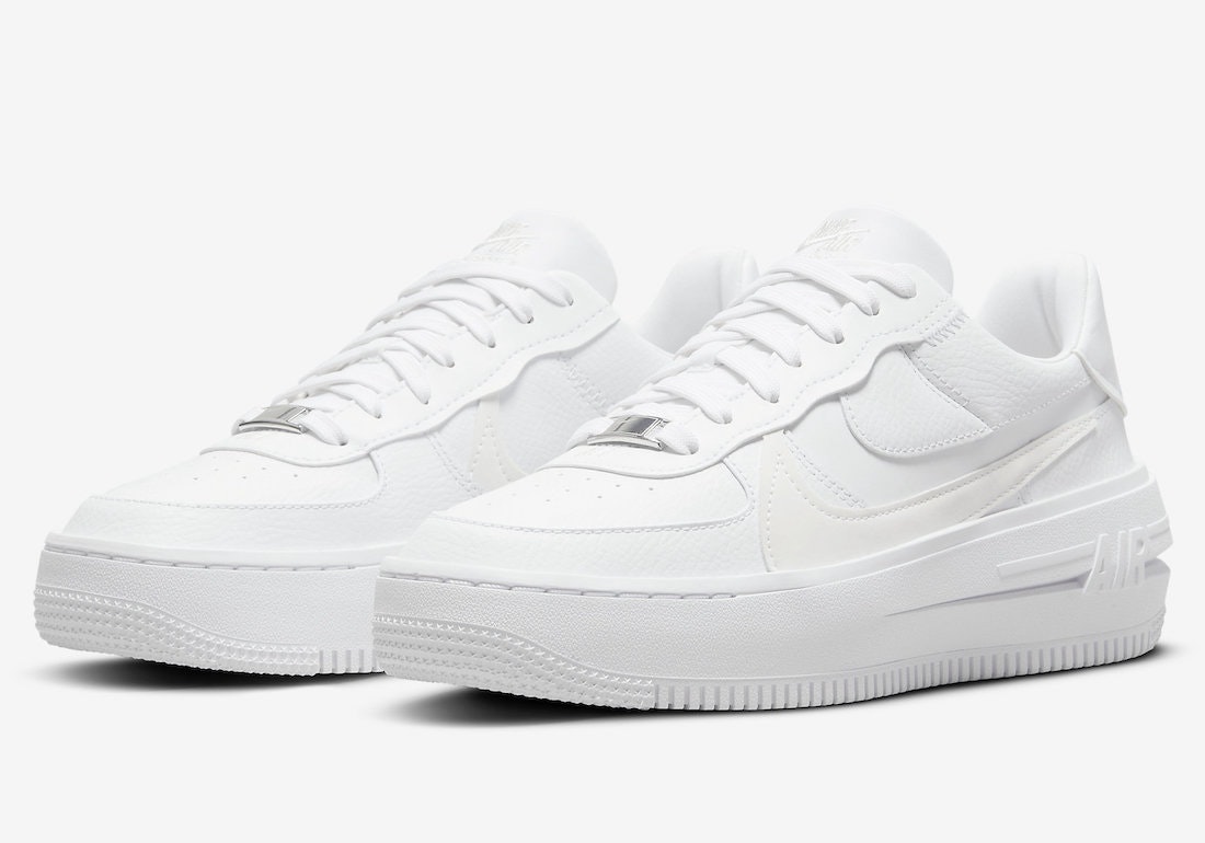 Nike Air Force 1 PLT.AF.ORM “Triple White”