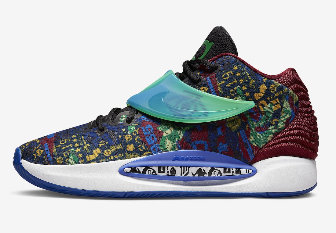 Ron English x Nike KD 14 NRG "Sapphire" 
