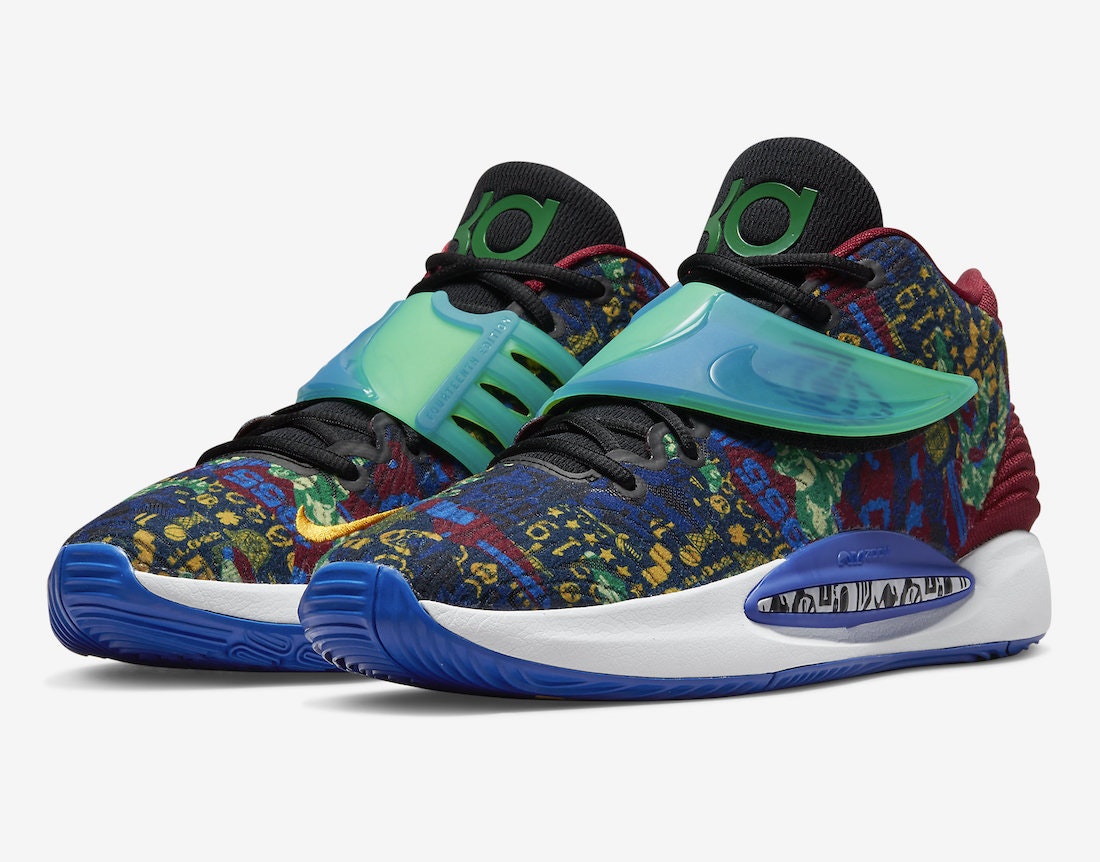 Ron English x Nike KD 14 NRG "Sapphire" 