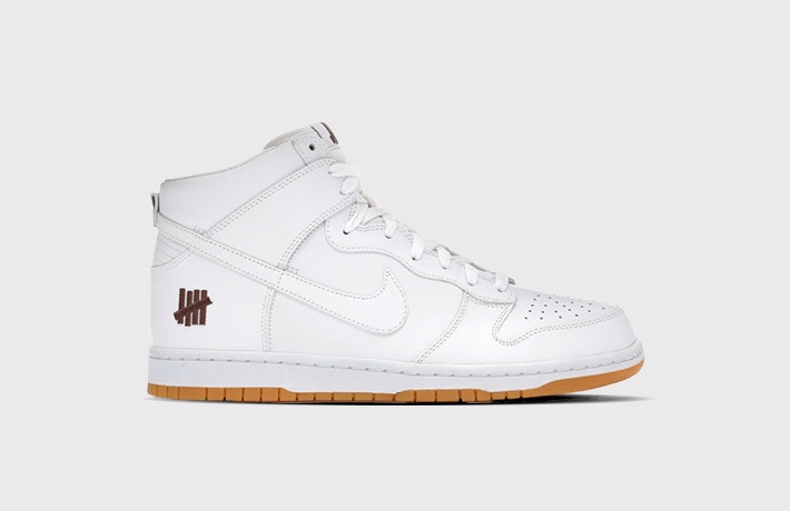Undefeated x Nike Dunk High "Bring Back" (White)