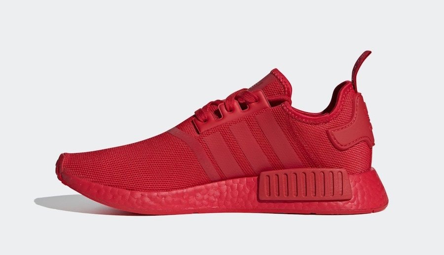 atmos x adidas NMD R1 "Triple Red"