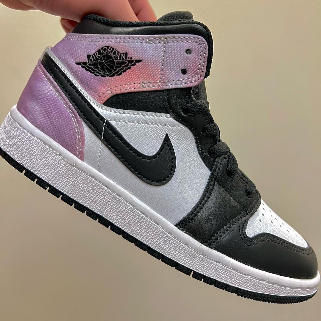 jordan mid tie dye