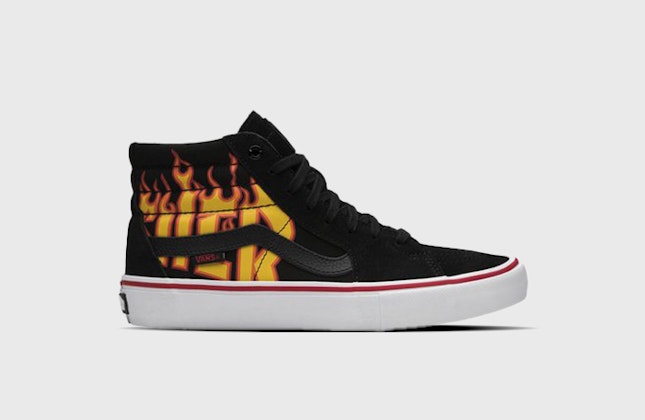 Trasher x Vans Sk8-Hi "Fire" Trasher x Vans Sk8-Hi "Fire"