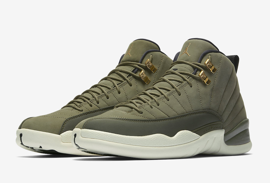 retro 12 olive