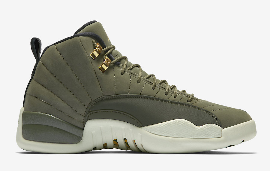 retro 12 olive