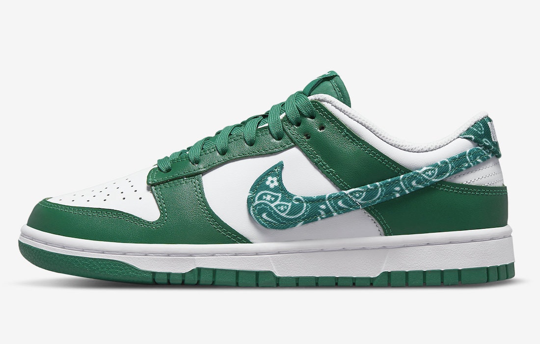 Nike Dunk Low "Green Paisley"