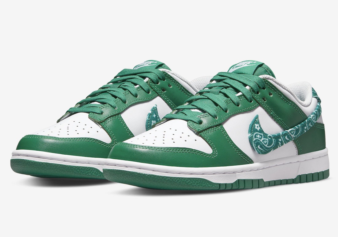 Nike Dunk Low "Green Paisley"