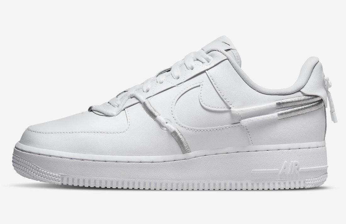 Nike Air Force 1 Low LX "Extra Lacing" (White)