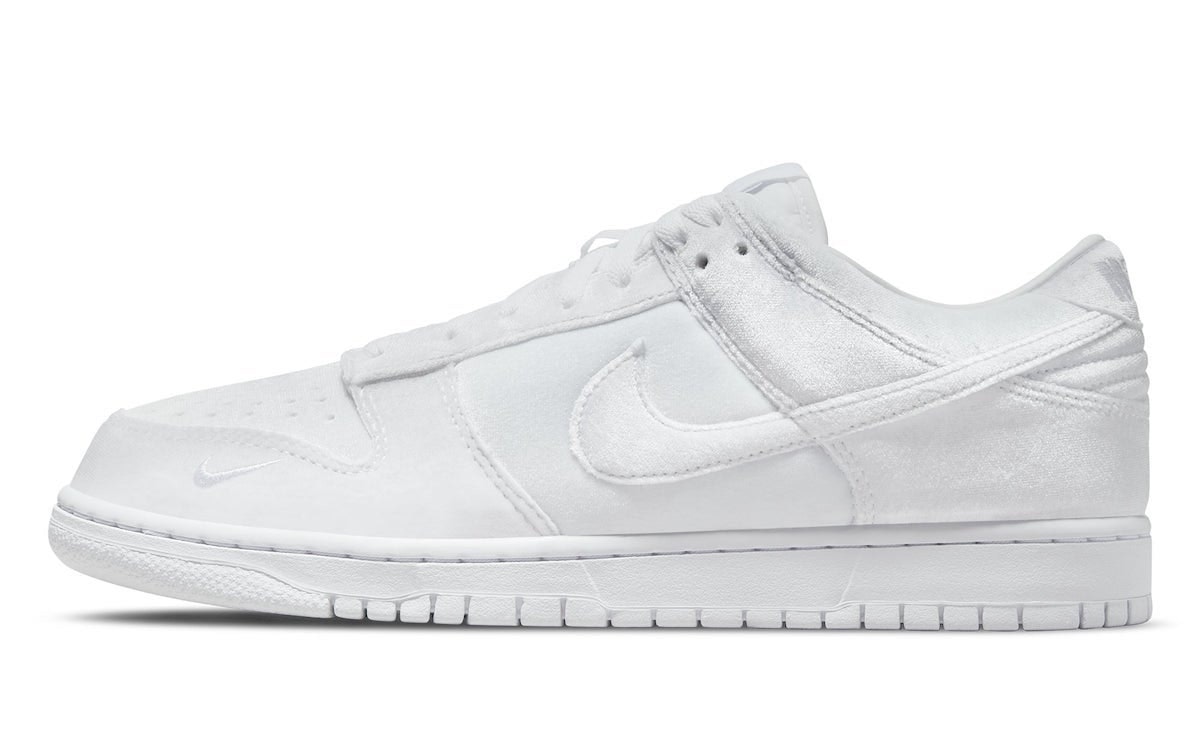 Dover Street Market x Nike Dunk Low "White Velvet"