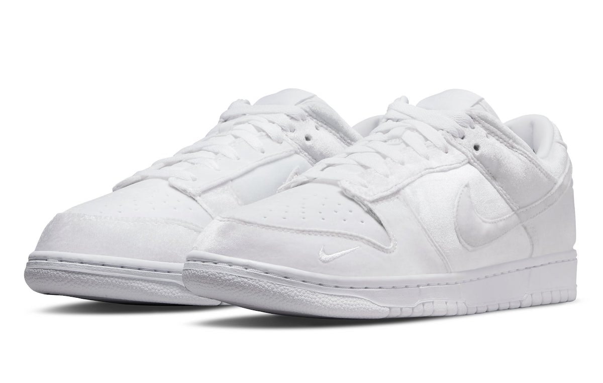 Dover Street Market x Nike Dunk Low "White Velvet"