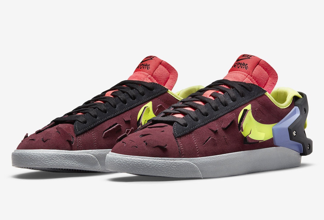 ACRONYM x Nike Blazer Low "Night Maroon"