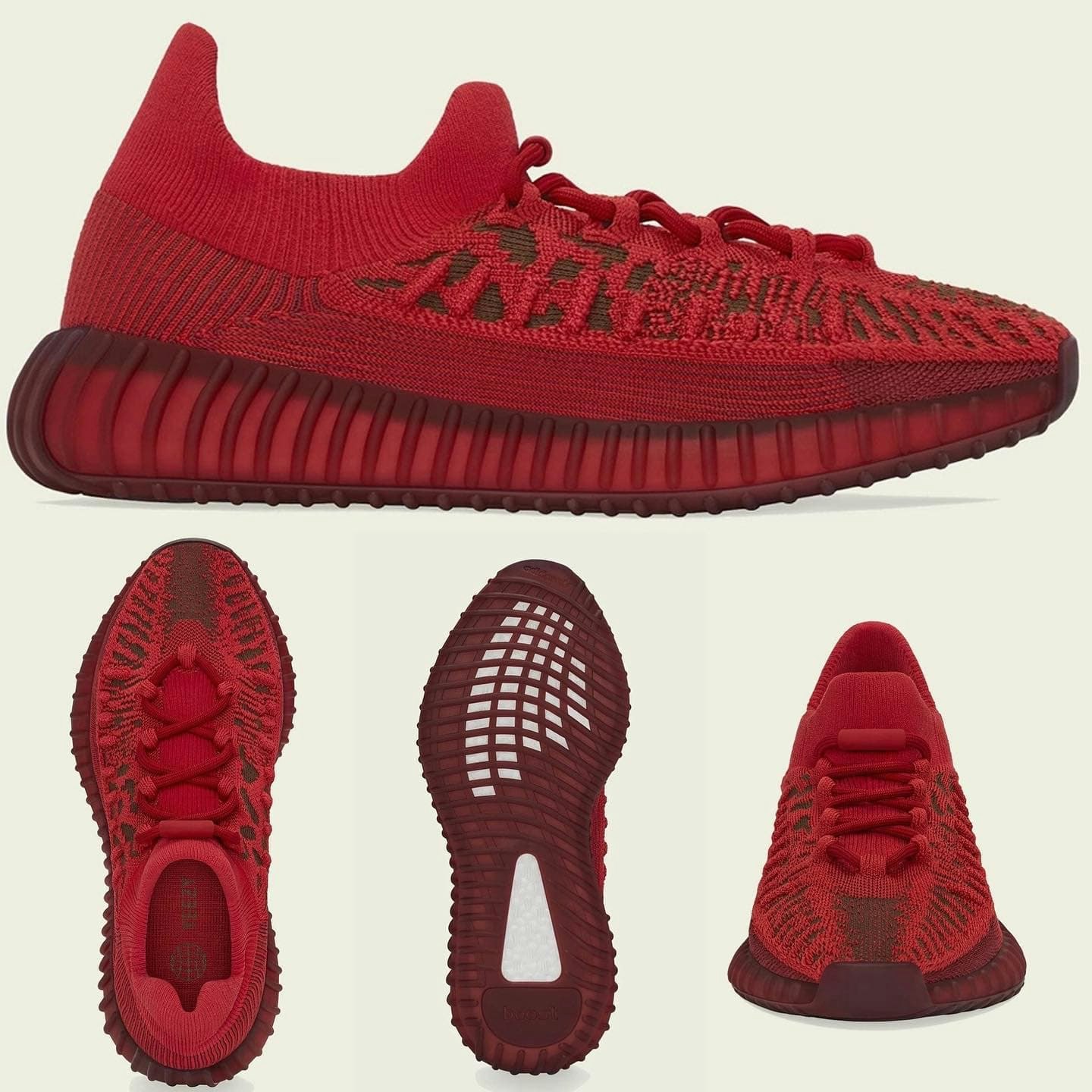 adidas Yeezy Boost 350 V2 CMPCT "Slate Red"