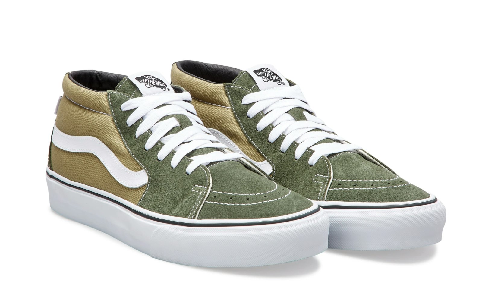 Vans mid green hotsell