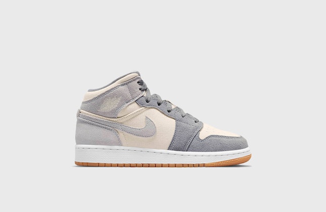 Air Jordan 1 Mid GS "Grey Suede" Air Jordan 1 Mid GS "Grey Suede"