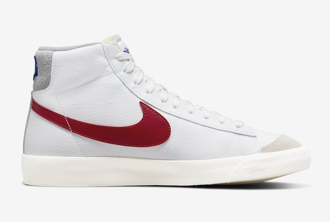 nike blazer mid team red