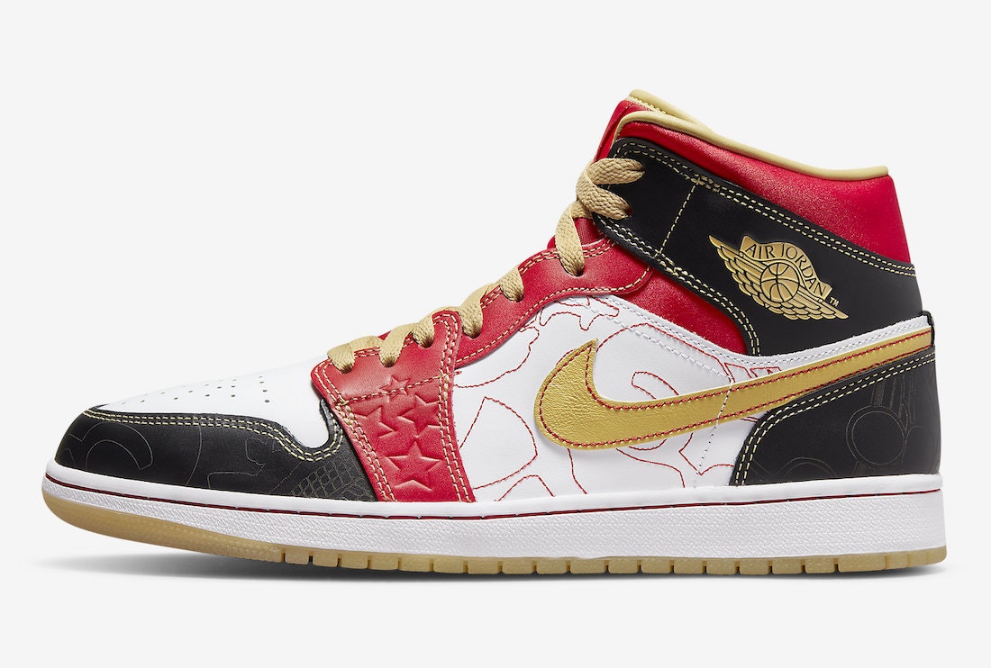 Air Jordan 1 Mid XQ "Gold Dust"