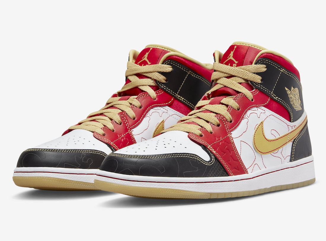 Air Jordan 1 Mid XQ "Gold Dust"