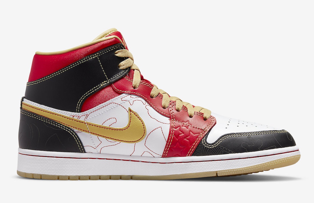 Air Jordan 1 Mid XQ "Gold Dust"