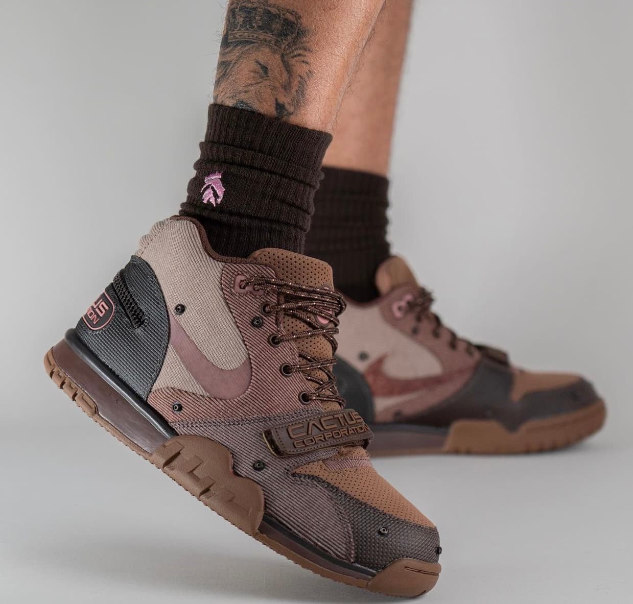 Travis Scott Nike Air Trainer 1 Grey Haze DR7515-001 Store List |  SneakerNews.com