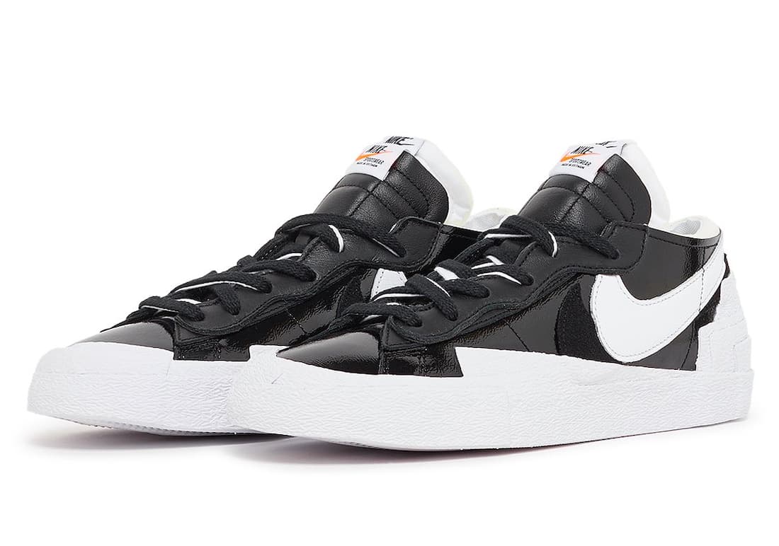 Sacai black and white hotsell
