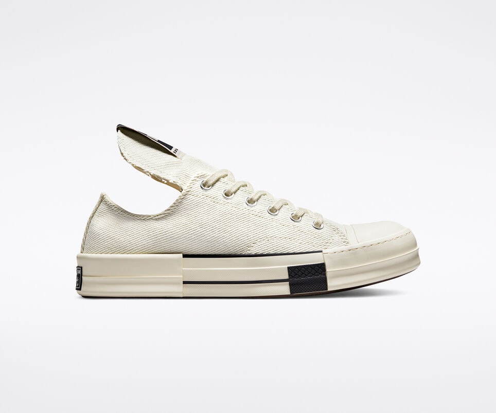 Rick Owens x Converse Chuck 70 Low "DRKSHDW" (White)