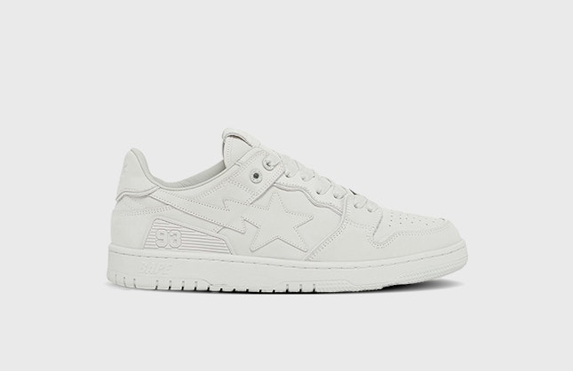 BAPE Bape Sk8 Sta #9 M2 It "Grey White"