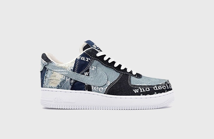 Who Decides War x Nike Air Force 1 Low “Blue Denim”