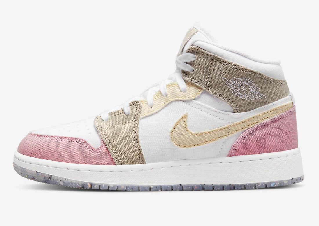 Air Jordan 1 Mid GS "Recycled Easter"